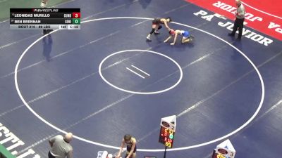 89 lbs Round Of 32 - Leonidas Murillo, Cumberland Valley vs Ben Brennan, General McLane