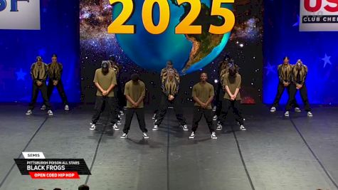 Pittsburgh Poison All Stars - Black Frogs [2025 Open Coed Hip Hop Semis] 2025 The Dance Worlds