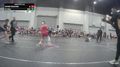 84 lbs Round 1 (8 Team) - OJ Hall, Bulloch Bandits Wrestling Club vs Oliver Stacconi, Alpha Elite