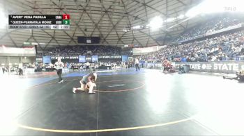 Girls 4A 190 lbs Semifinal - Queen-Fuamatala Moniz, Auburn (Girls) vs Avery Vega Padilla, Camas (Girls)
