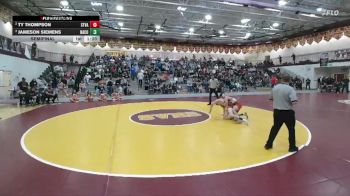 144 lbs Semifinal - Jameson Siemens, Natrona County vs Ty Thompson, Star Valley