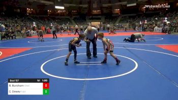 60 lbs 5th Place - Bram Burcham, Coweta Tiger Wrestling vs Chance Dewey, Tulsa Blue-T Panthers
