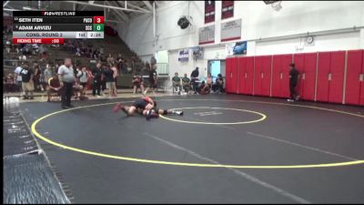 174 lbs Cons. Round 2 - Seth Iten, Palomar College vs Adam Arvizu, Sacramento City College