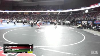 I-132 lbs Champ. Round 1 - Coleton Owen, Horseheads vs Tremell Mathews, Niagara-Wheatfield