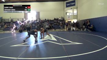 157 lbs Champ. Round 2 - Larry Cruz, Rio Hondo College vs Anthony Berg, Cal Poly SLO