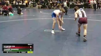 125 lbs Champ. Round 1 - 9 Carter Cox, Cumberland vs Cooper Mahaffey, Oklahoma City