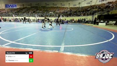 90 lbs Round Of 16 - Payton Ellis, Blanchard Wrestling Club vs Uriah Ybanez, Panhandle RTC