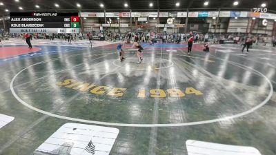 100 lbs Cons. Round 2 - Kole Blajszczak, Casper Wrestling Club vs Alex Anderson, Douglas Wrestling Club