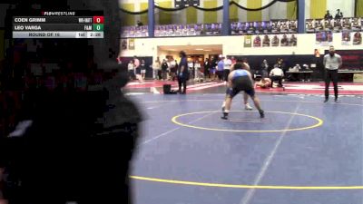 197 lbs Round Of 16 - Coen Grimm, WVU Unattached vs Leo Varga, Franklin & Marshall