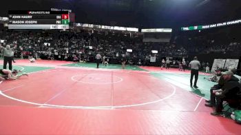 132 lbs Cons. Round 3 - Mason Joseph, PWCA vs John Haury, Unattached