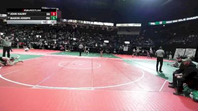 132 lbs Cons. Round 3 - Mason Joseph, PWCA vs John Haury, Unattached