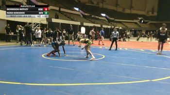 6-8 100 3rd Place Match - Morrison Motley, Warmup Gang Wrestling Club vs Ross Edwards, Hanover Hawkeye Youth Wrestlin