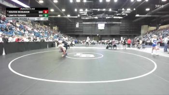 132 lbs Cons. Round 2 - Linkyn Turner, DeSoto HS vs Kolton McElwain, Goddard