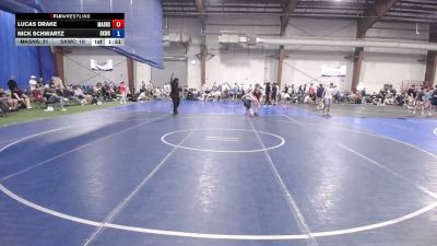 157 lbs Rr Rnd 3 - Lucas Drake, Mat Assassins Black - HS vs Nick Schwartz, SKWC - HS