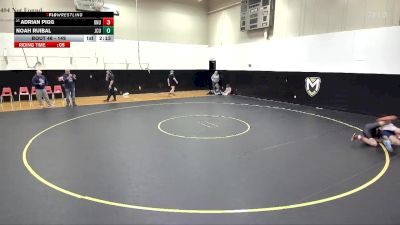 149 lbs Champ. Round 1 - Adrian Pigg, Ohio Northern vs Noah Ruibal, John Carroll