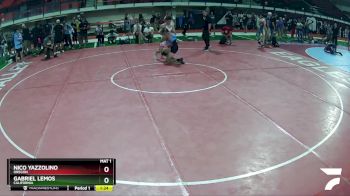 145 lbs 3rd Place Match - Gabriel Lemos, California vs Nico Yazzolino, Oregon