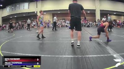 130/138 Quarterfinal - Seth Mayberry, Cwa vs Micah Thompson, Unattached