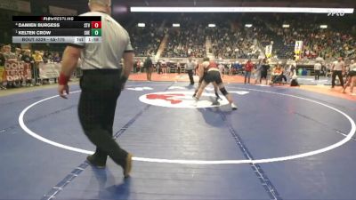 4A-175 lbs Semifinal - Kelten Crow, Sheridan vs Damien Burgess, Star Valley