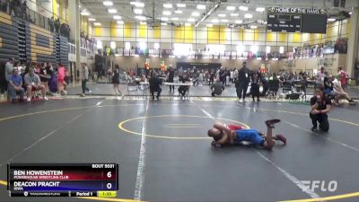 86 lbs Round 3 - Ben Howenstein, Powerhouse Wrestling Club vs Deacon Pracht, Iowa