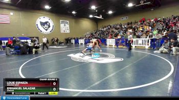 160 lbs Champ. Round 2 - Louie Esparza, Golden West vs Emmanuel Salazar, Sanger