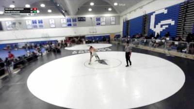132 lbs Semifinal - Malakhy Rodriguez, Long Beach Wilson vs Peter Gonzalez, Mat Warriors