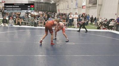 132 lbs Cons. Rd Of 16 - Broden Butzke, Askren Wrestling Academy vs Carsen Hanshaw, Beatrice Wrestling Club