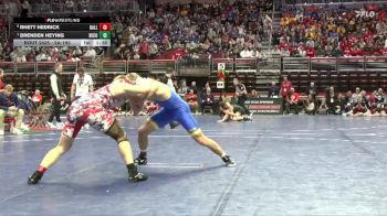 2A-190 lbs Quarterfinal - Brenden Heying, Benton Community vs Rhett Hedrick, Ballard