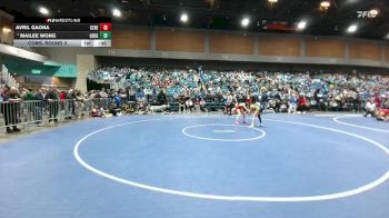 100 lbs Cons. Round 3 - Avril Gaona, Ceres vs Mailee Wong, Gregori