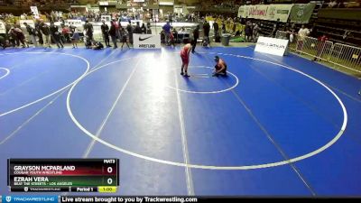 135 lbs Cons. Round 2 - Grayson Mcparland, Cougar Youth Wrestling vs Ezrah Vera, Beat The Streets - Los Angeles