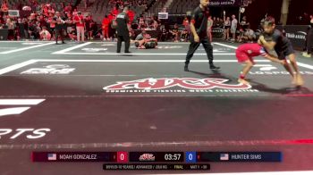 Noah Gonzalez vs Hunter Sim 2024 ADCC Worlds Open