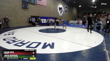 190 lbs Champ. Round 1 - Abtin Rostama, El Camino Real Charter vs Richie Rios, Madera