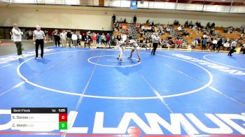 132 lbs Semifinal - Santino Danise, Don Bosco Prep vs Carson Walsh, Pope John XXIII