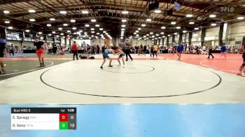 126 lbs Rr Rnd 2 - Colsen Spragg, Patriot USA Wrestling Club vs Dominick Sena, Triumph Blue