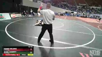 4A-132 lbs Champ. Round 1 - Baird Hagerty, Tillamook vs Tommy Belding, La Grande