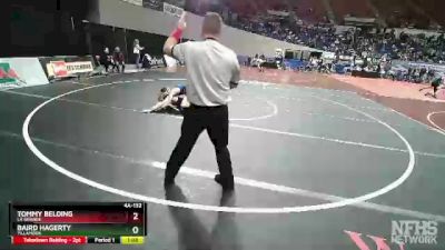 4A-132 lbs Champ. Round 1 - Baird Hagerty, Tillamook vs Tommy Belding, La Grande