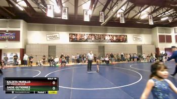 46-46 lbs Round 2 - Sadie Gutierrez, Charger Wrestling Club vs Kalixta Murillo, Roy Wrestling Club