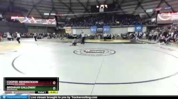 2A 145 Cons. Round 1 - Cooper Hendrickson, Burlington-Edison vs Brennan Galloway, Bremerton