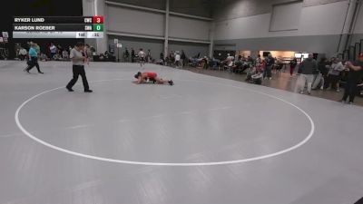 144 lbs Cons. Rd Of 16 - Karson Roeber, Siouxland Wrestling Academy vs Ryker Lund, Cardinal Wrestling Club