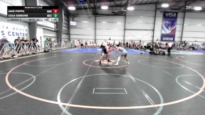 160 lbs Rr Rnd 2 - Jake Poppa, Hanover Hawkeye vs Cole Gibbons, Micky's Maniacs White