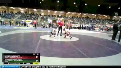 58 lbs Quarterfinal - Anthony Sunnell, Viper vs West Prescott, Moses Lake Wrestling Club