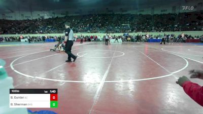 150 lbs Round Of 32 - BJ Gunter, Del City Little League vs Brody Sherman, Blanchard High School