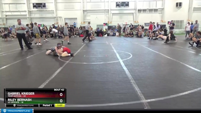 110 lbs Round 9 (10 Team) - Gabriel Krieger, Team Gotcha vs Riley ...