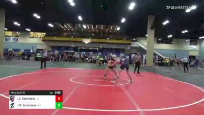 174 lbs Round Of 16 - Zachary Kaminski, Liberty vs Derrick Andolsek, Akron