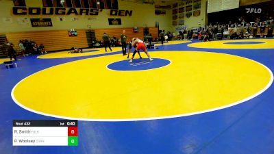 153 lbs Consi Of 16 #1 - Ryland Smith, Folsom vs Payden Woolsey, Corner Canyon (UT)