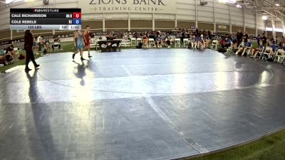 120 lbs Cale Richardson, Oklahoma Outlaws Red vs Cole Rebels, New Jersey