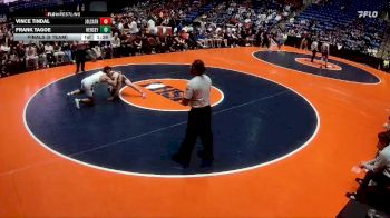157 lbs Finals (8 Team) - Vince Tindal, Joliet (Catholic Academy) vs Frank Tagoe, Arlington Heights (Hersey)