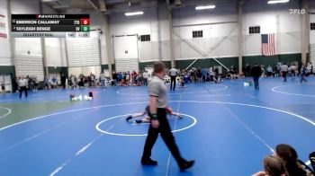 79-86 lbs Quarterfinal - Emerson Callaway, 2TG vs Tayleigh Benge, Southwest Valley