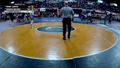 AA - 157 lbs Cons. Round 2 - Kenny Carlos, Billings Senior High School vs Maddox Milyard, Missoula Big Sky / Loyola Sacred Heart