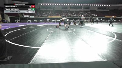 197 lbs Semifinal - Cesar Ubico, Utah Tech vs Paul Detwiler, Maryland
