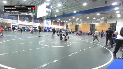 144 lbs Champ. Round 2 - Cole Pacheco, Alta Loma vs Joseph Nava, Eleanor Roosevelt